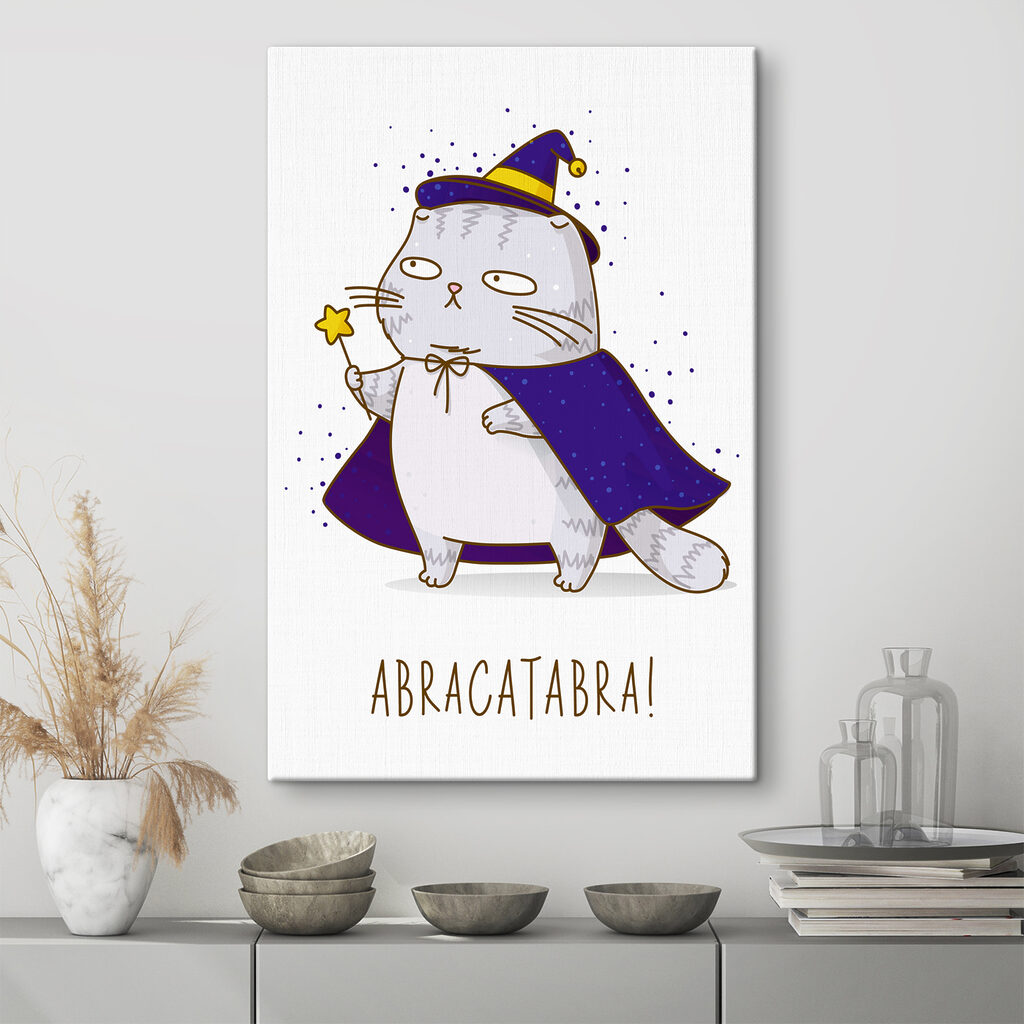 Chat magicien — intérieur 1