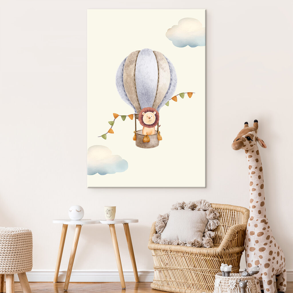 Lion en montgolfière — intérieur 1