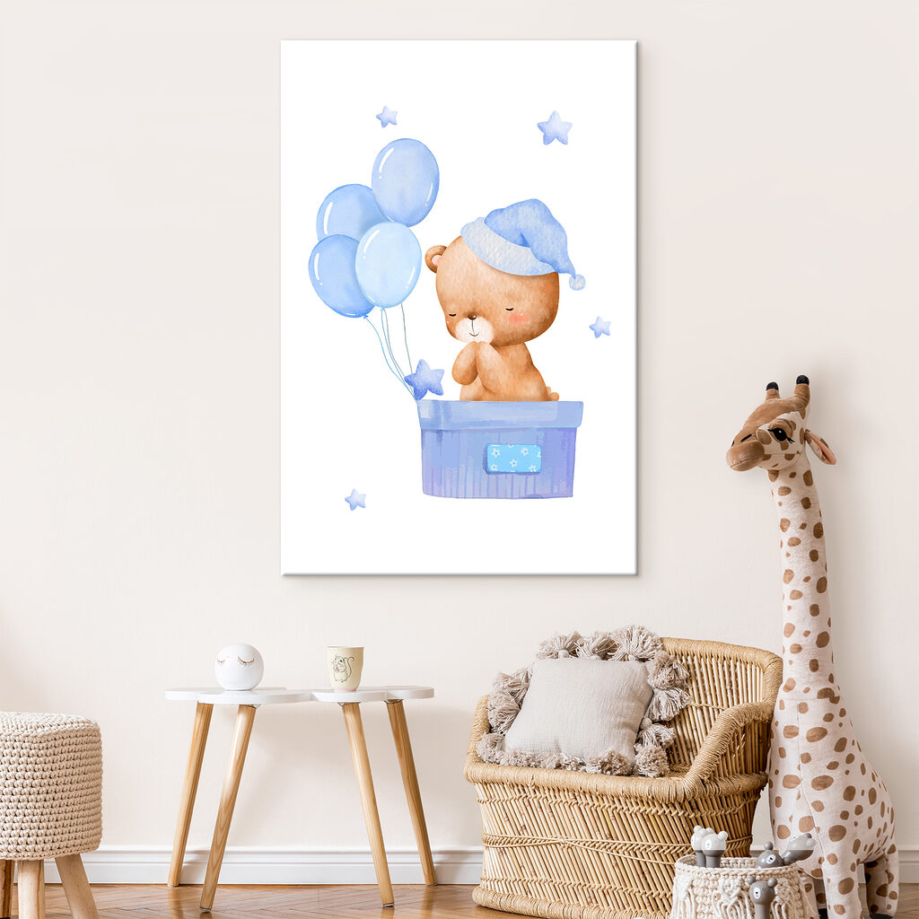 Ourson aux ballons — intérieur 1