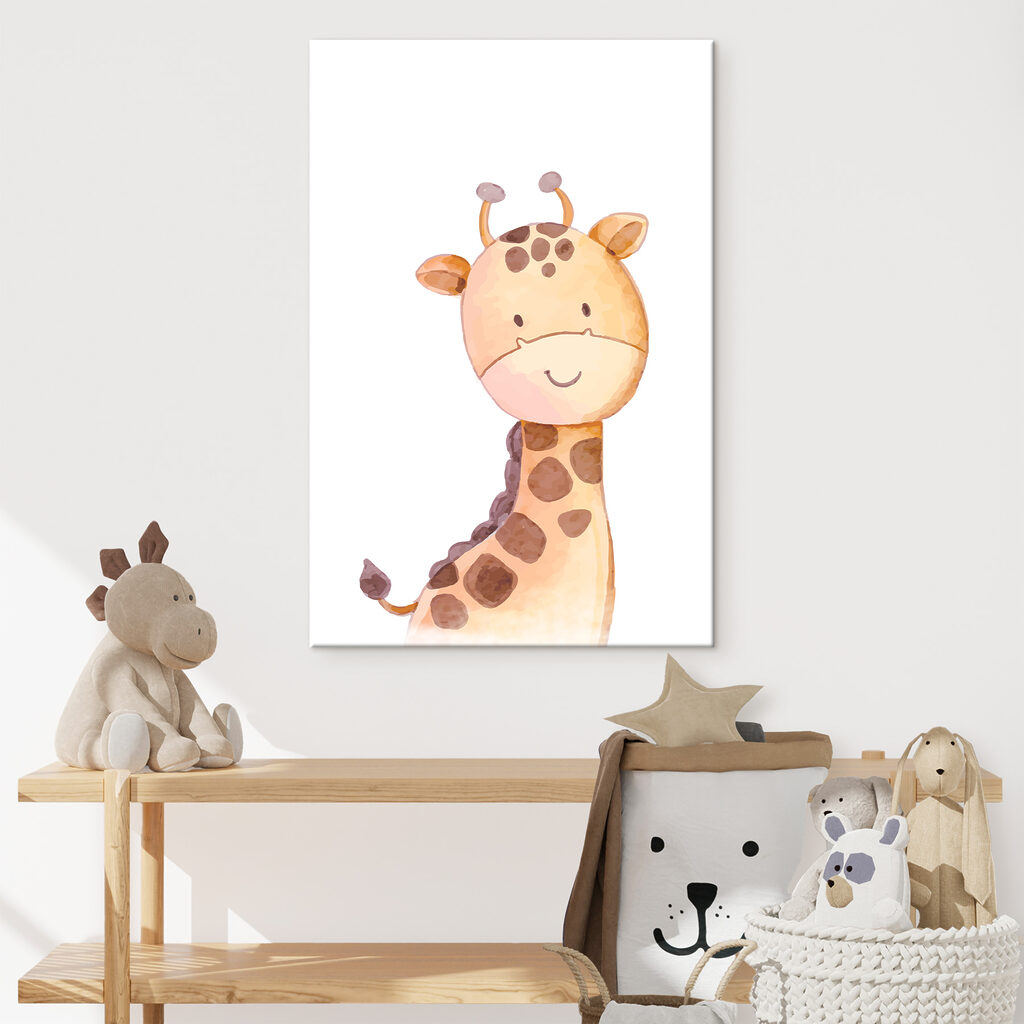 Girafe au doux sourire — intérieur 2