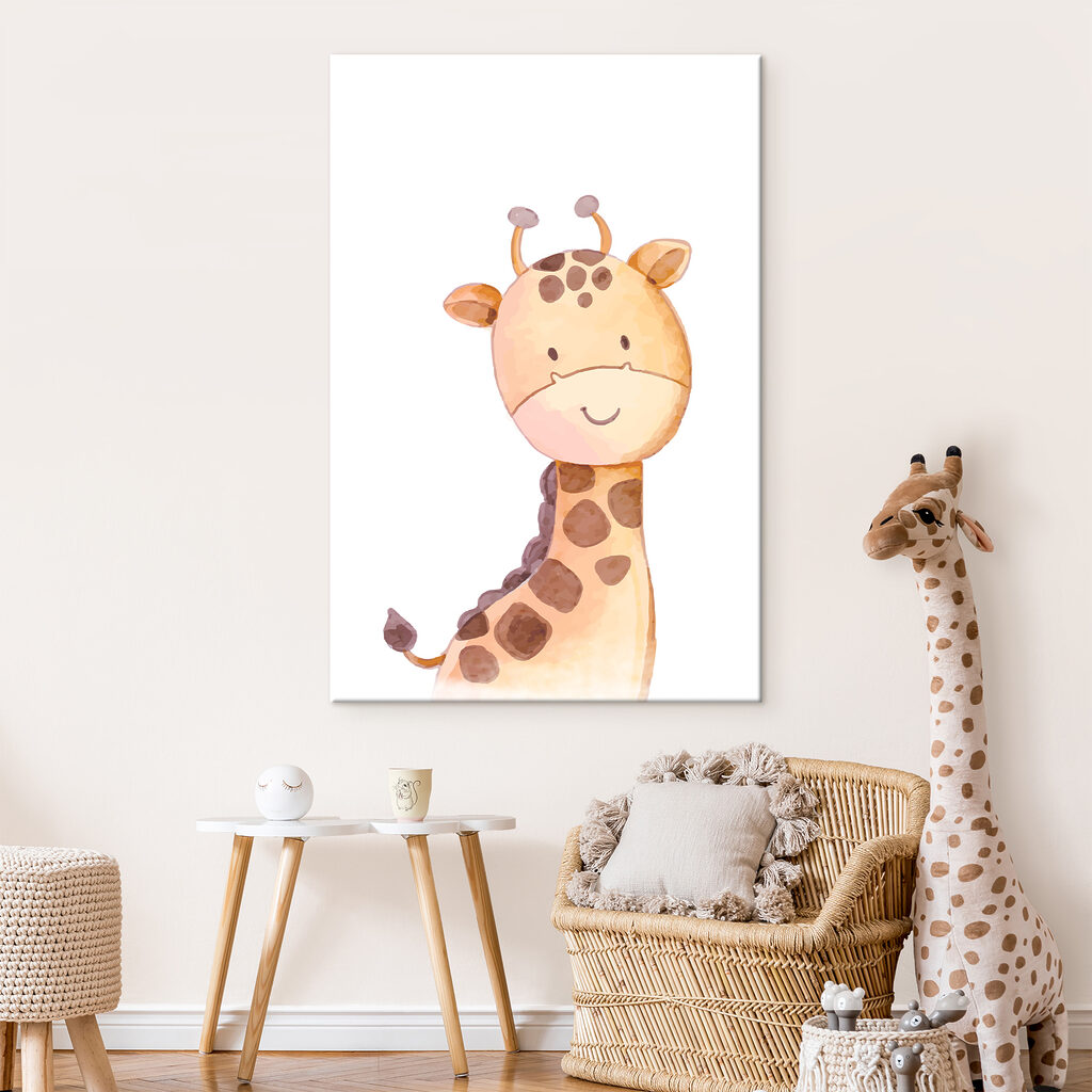 Girafe au doux sourire — intérieur 1