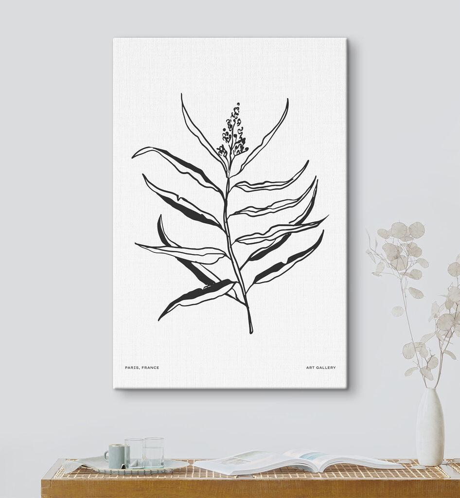 Rameau noir et blanc — intérieur 2