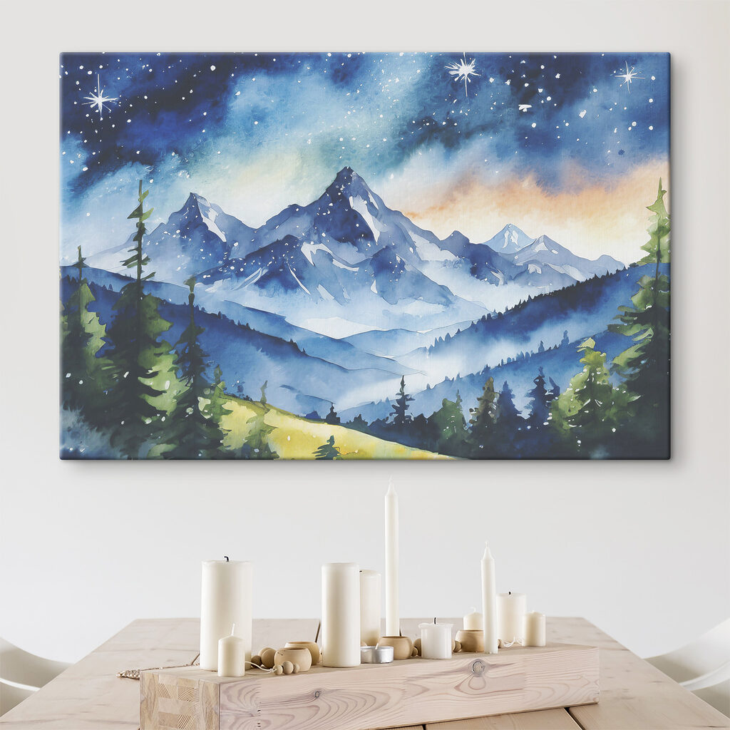 Sapins sous les étoiles — intérieur 1