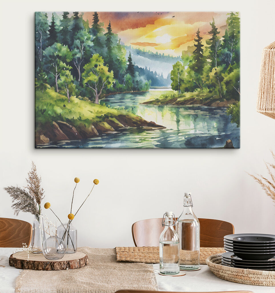 Rivière du soir — intérieur 2
