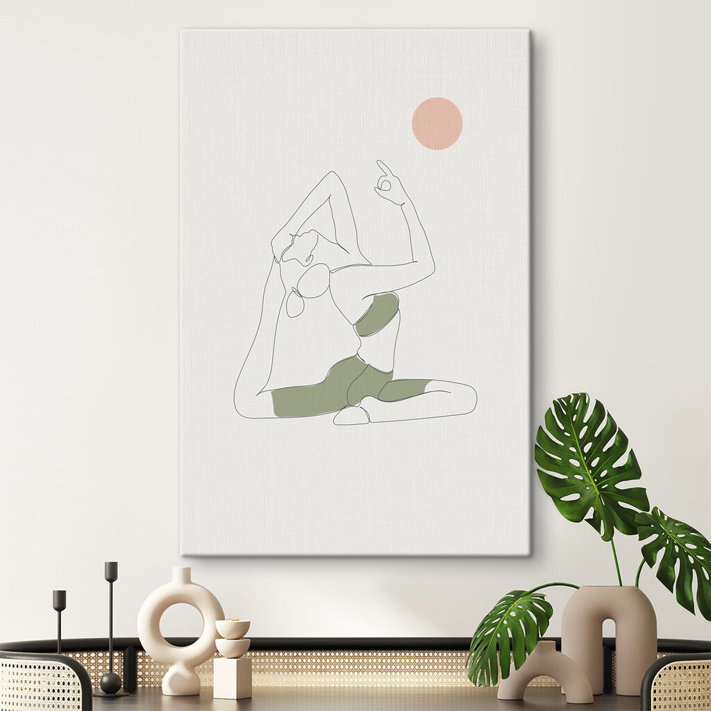 Yoga sous le soleil — intérieur 1
