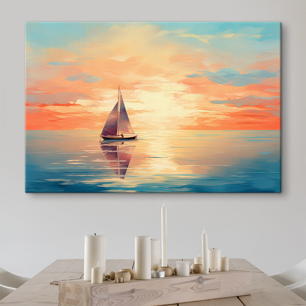 Voilier aux reflets chauds — intérieur 3