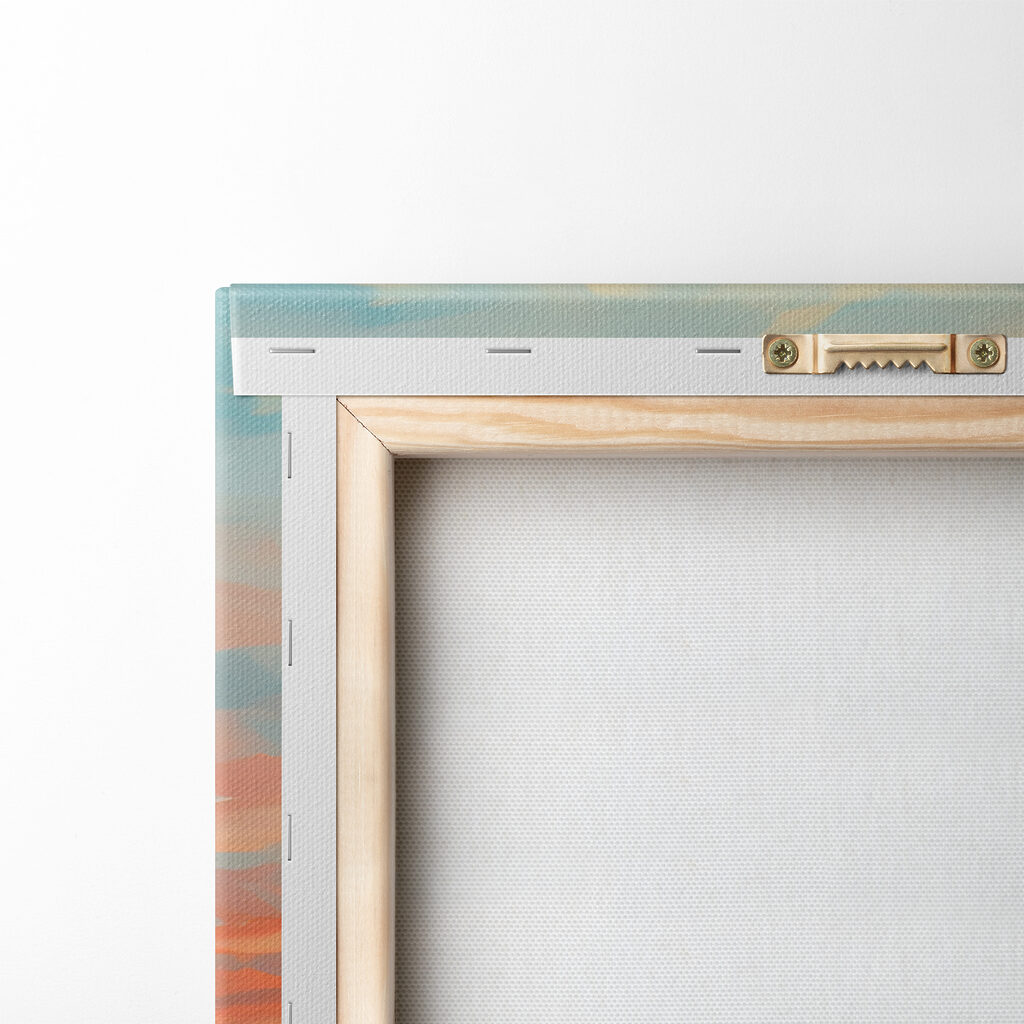 Voilier aux reflets chauds — dos