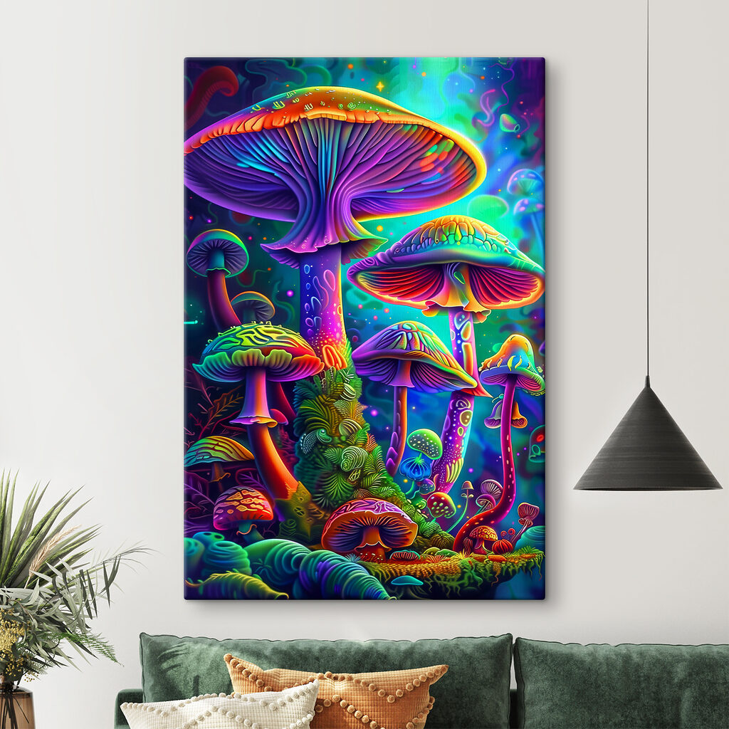 Champignons colorés — intérieur 1