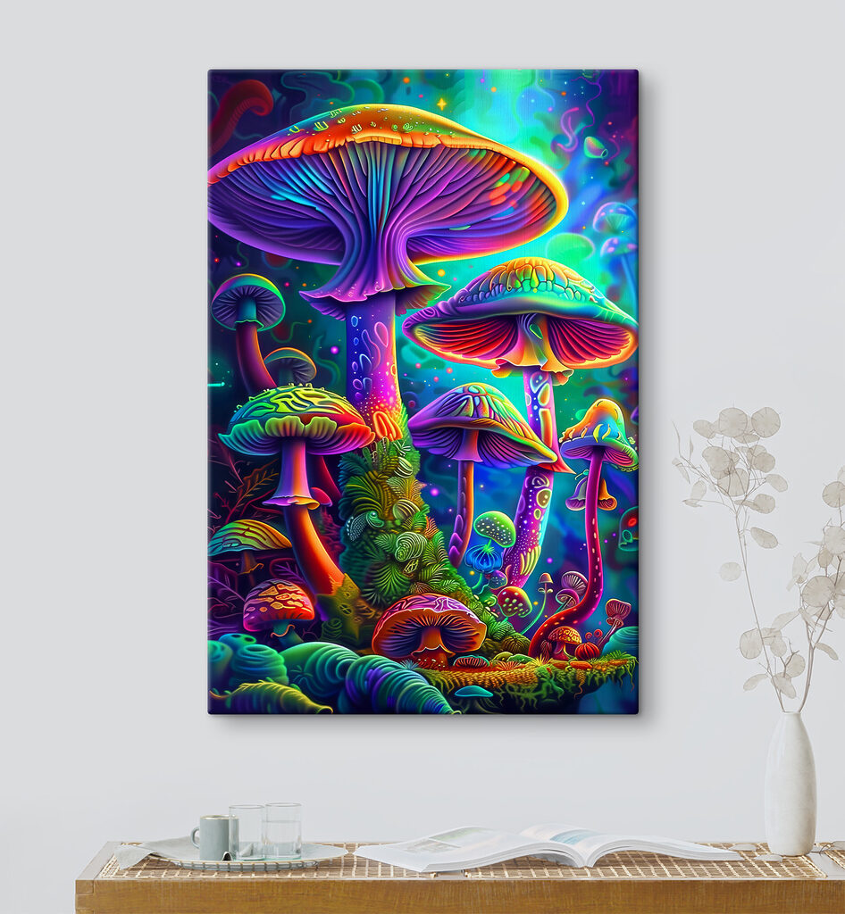 Champignons colorés — intérieur 2