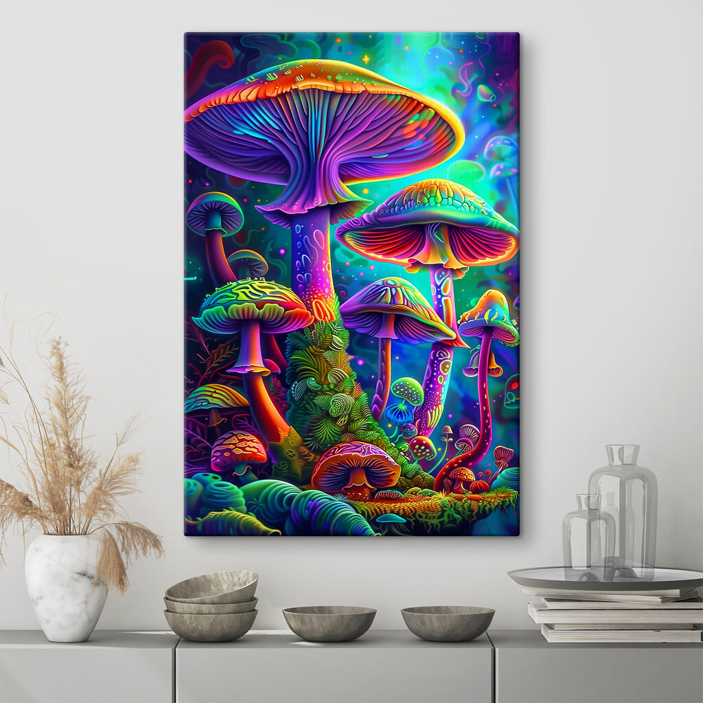 Champignons colorés — intérieur 3