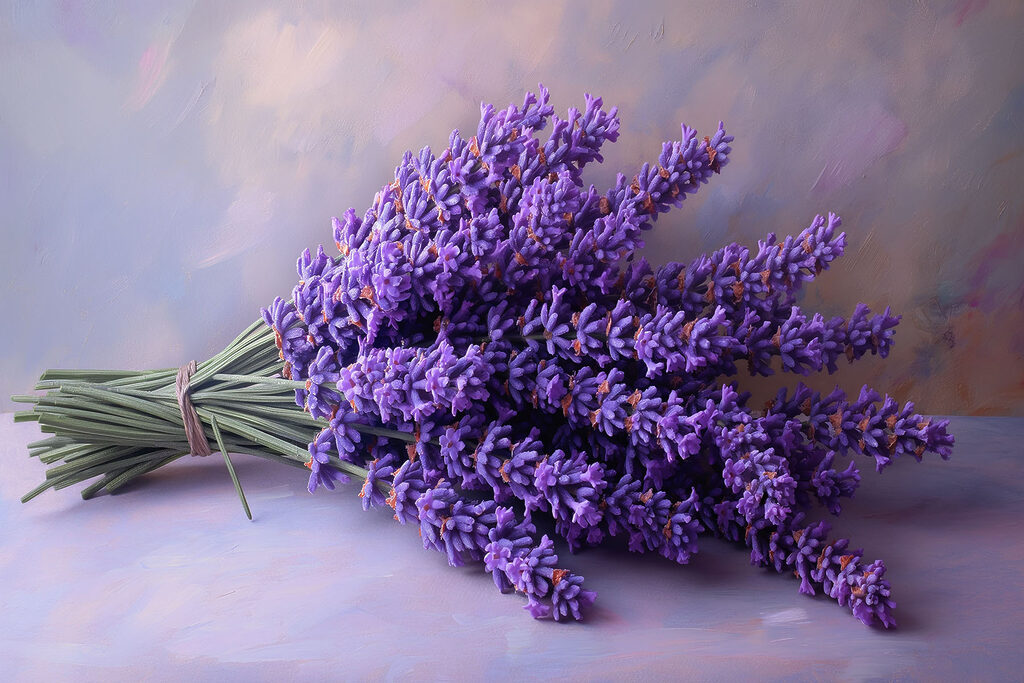 Bouquet de lavande — motif complet