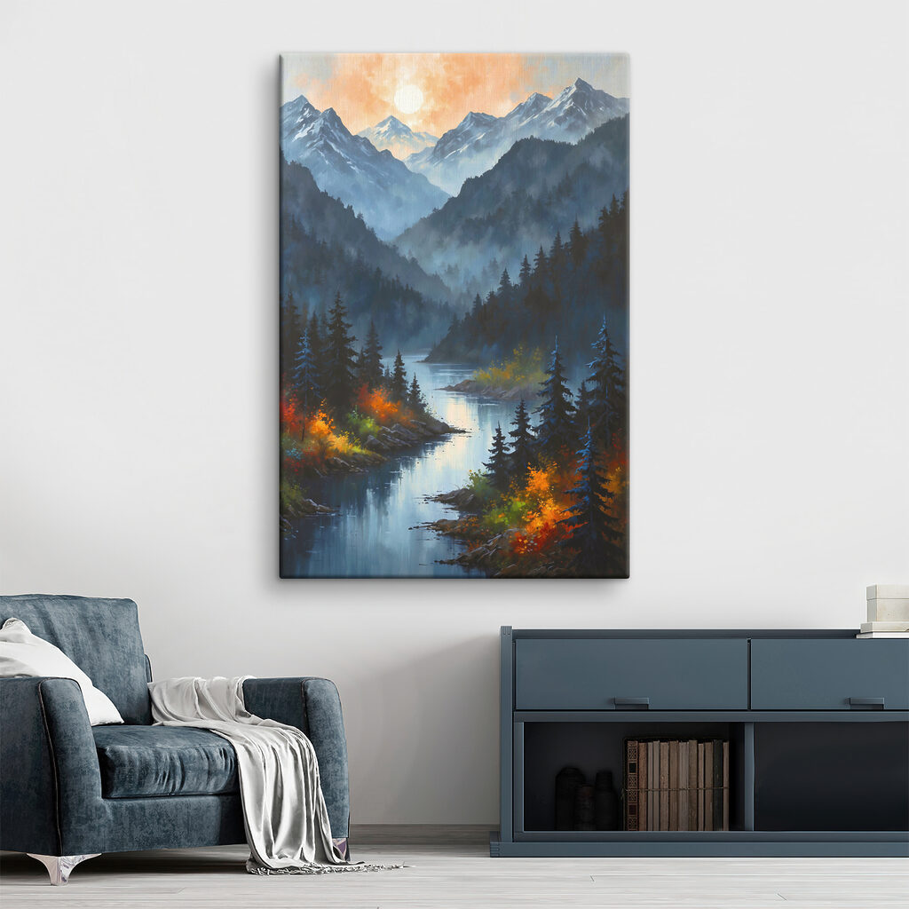 Rivière dans la vallée — intérieur 2
