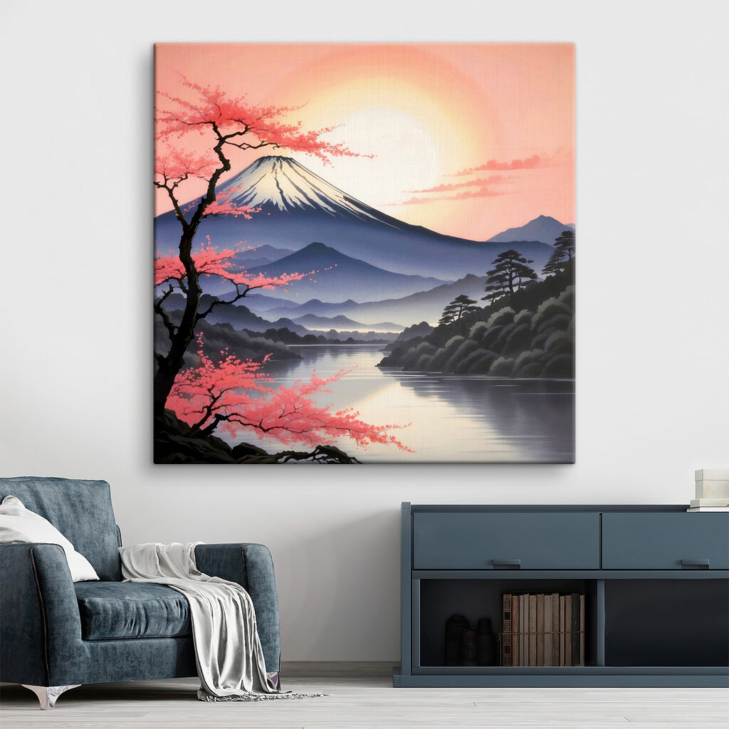 Montagne au ciel rose — intérieur 2