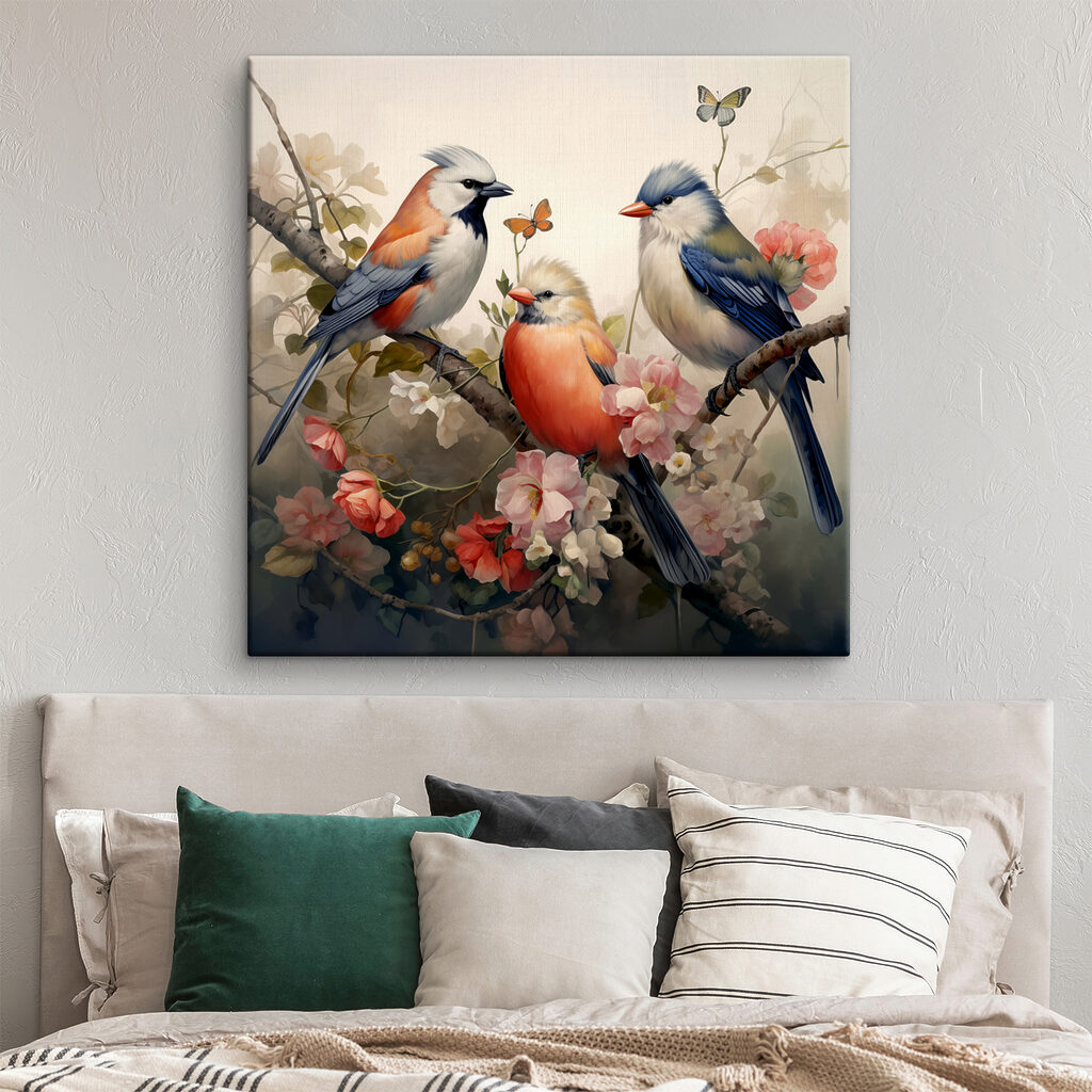 Petits oiseaux réunis — intérieur 3