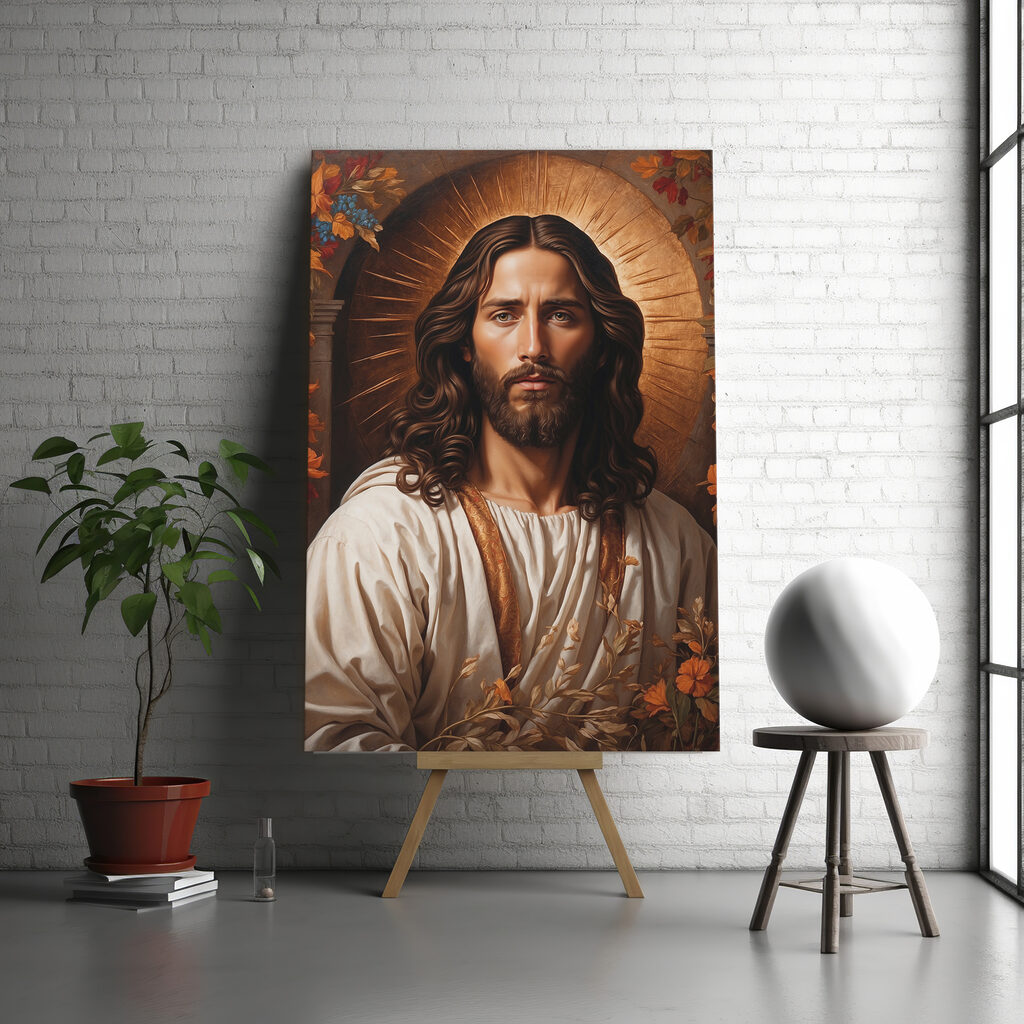 Jésus à l’auréole dorée — intérieur 1