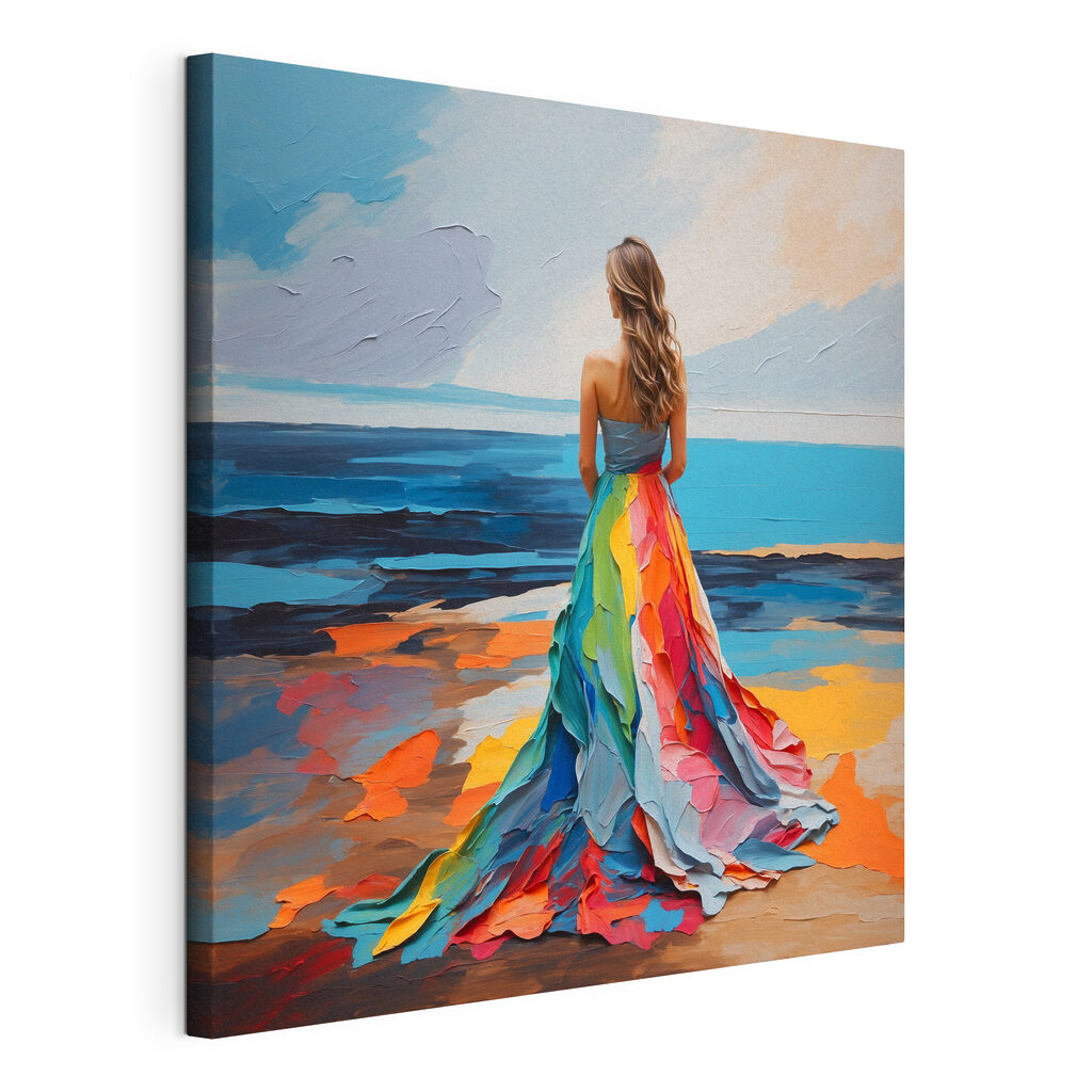 Robe haute en couleur — vue du produit