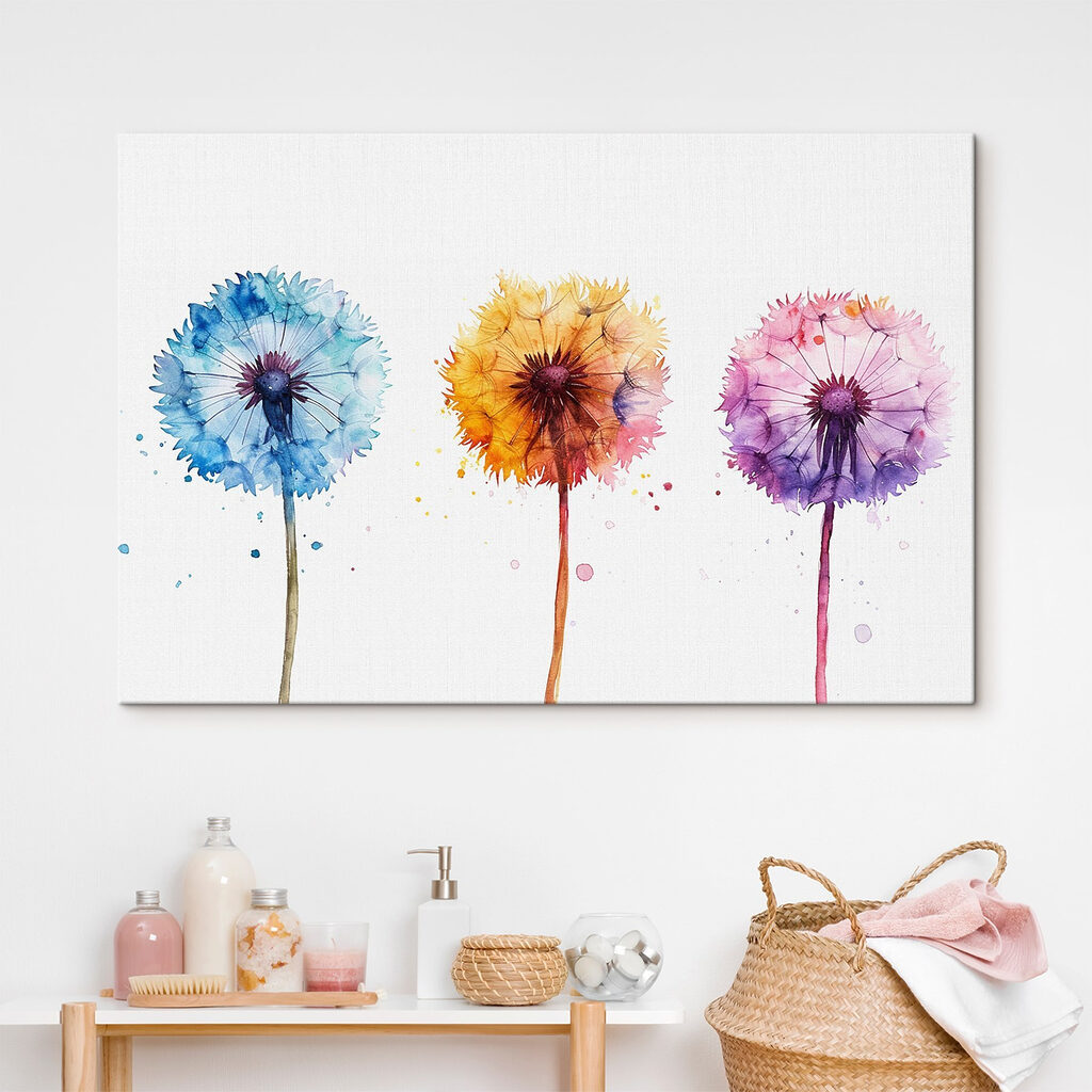 Pissenlits multicolores — intérieur 3