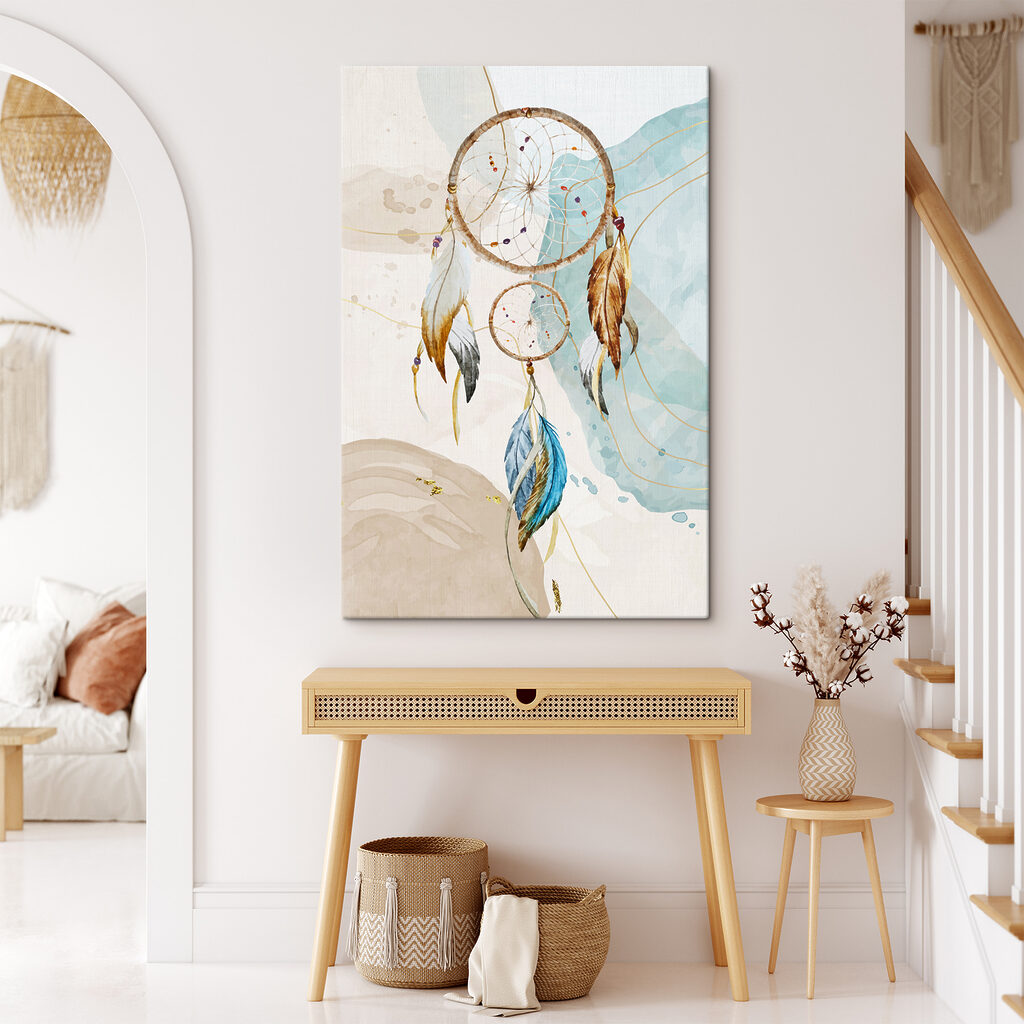 Attrape-rêves aux plumes bleues — intérieur 2