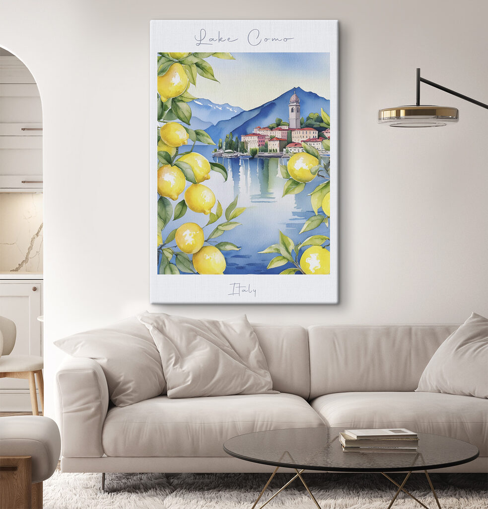 Lac de Côme dans un intérieur