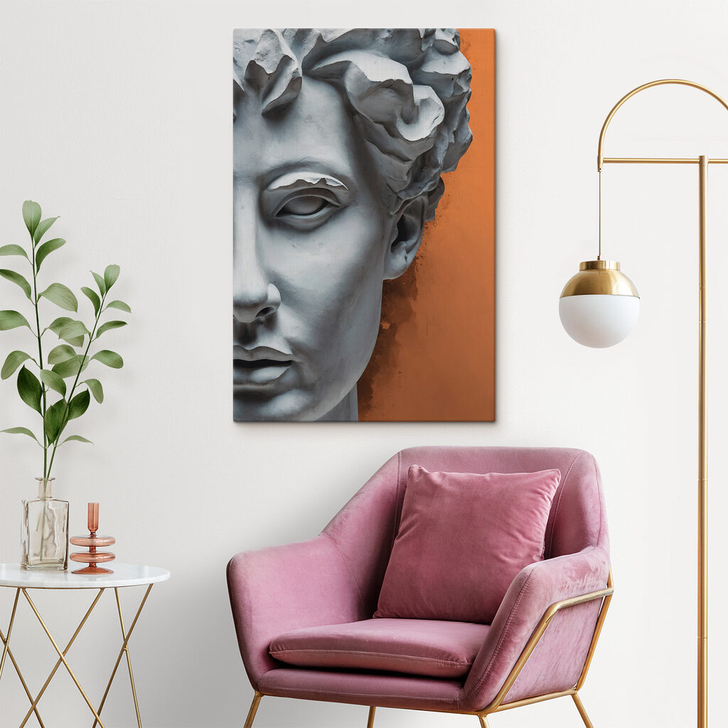 Visage de statue classique — intérieur 2