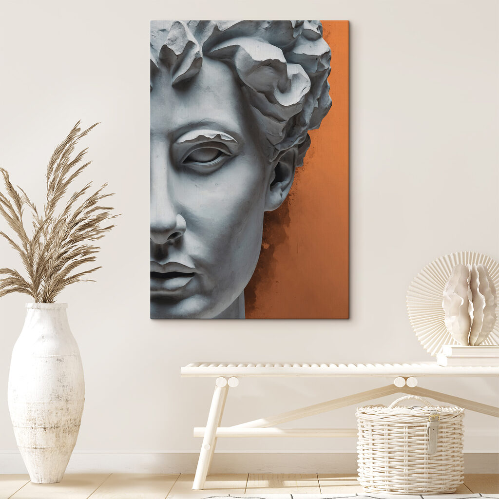 Visage de statue classique — intérieur 1