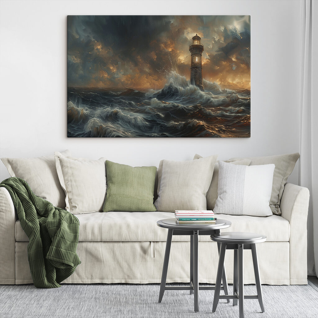 Phare en pleine mer — intérieur 2