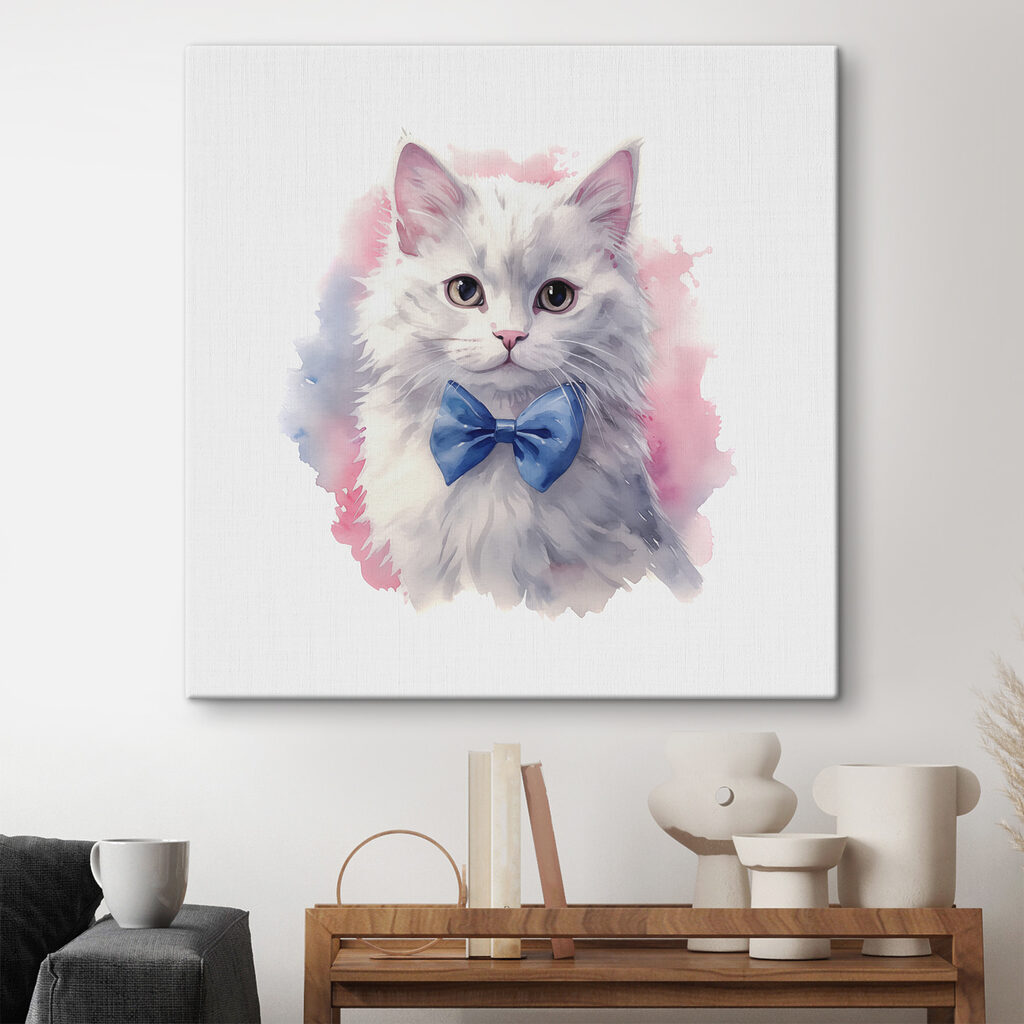 Chaton au nœud — intérieur 1