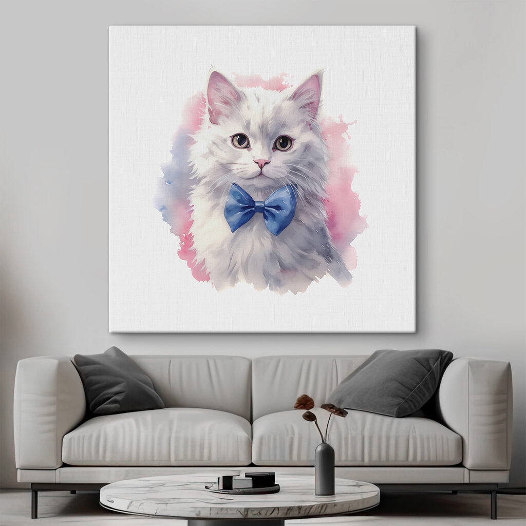 Chaton au nœud — intérieur 2