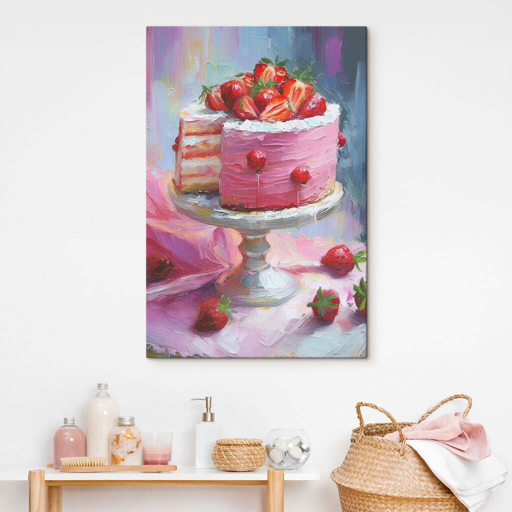 Gâteau aux fraises — intérieur 1