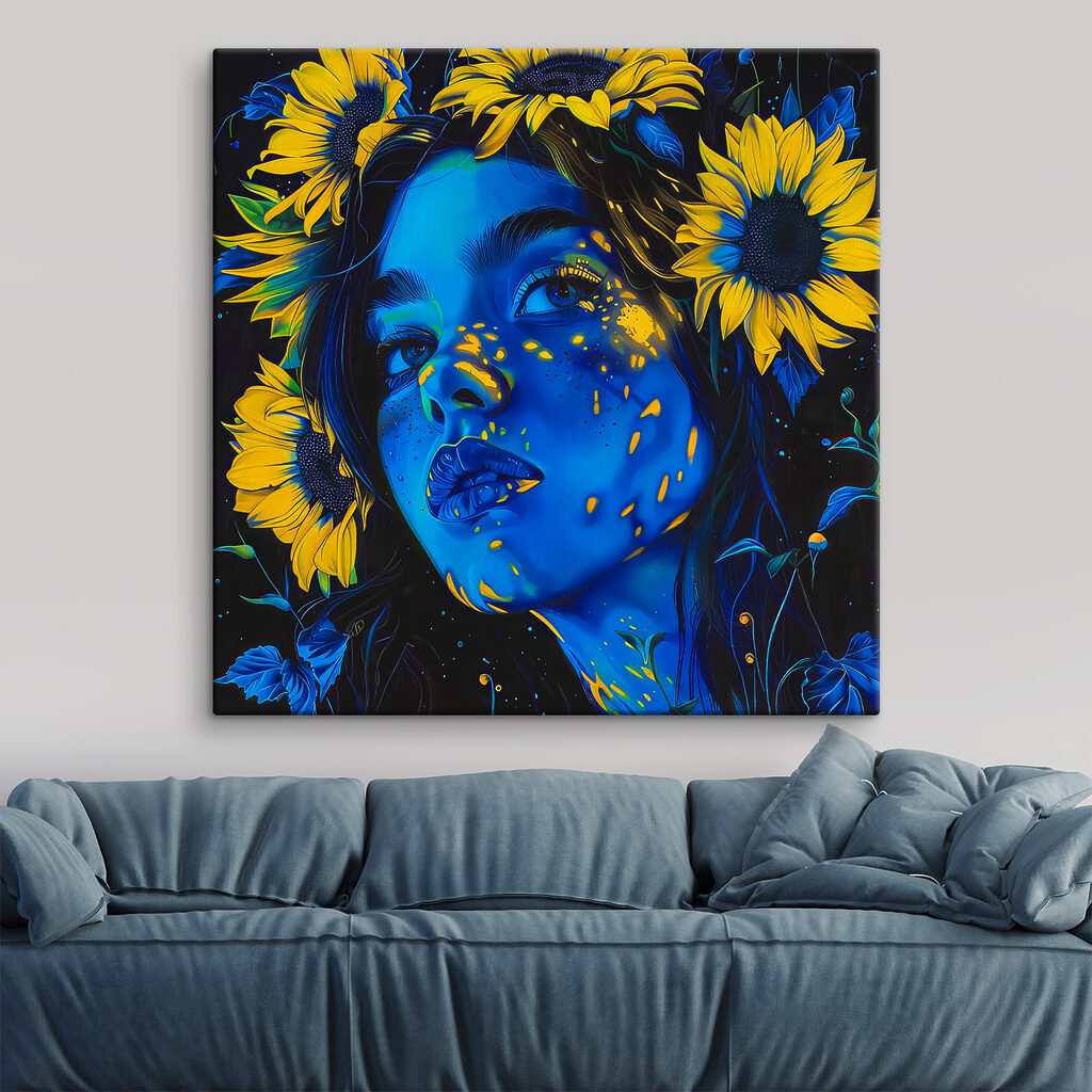 Tournesols dans les cheveux — intérieur 1