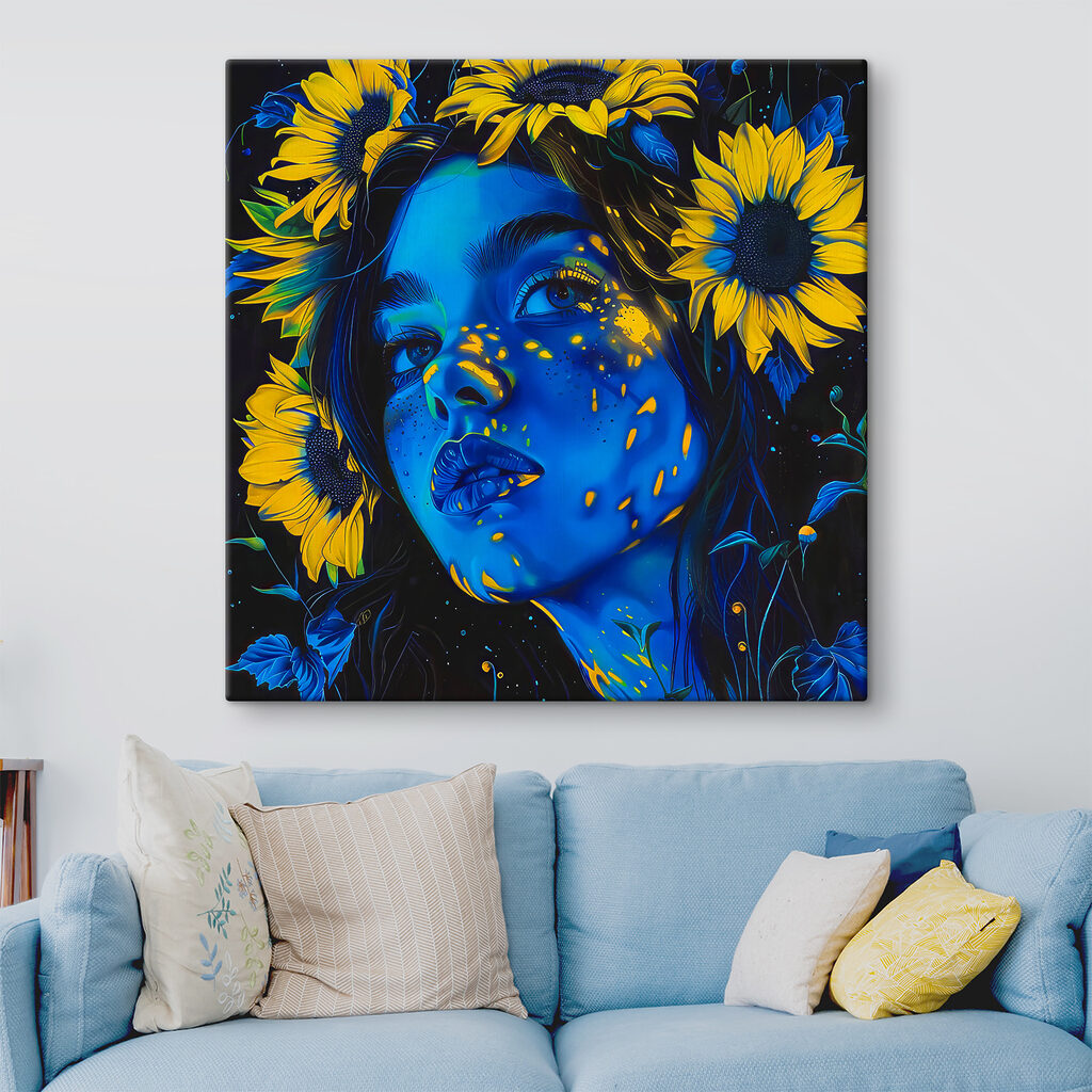 Tournesols dans les cheveux — intérieur 2