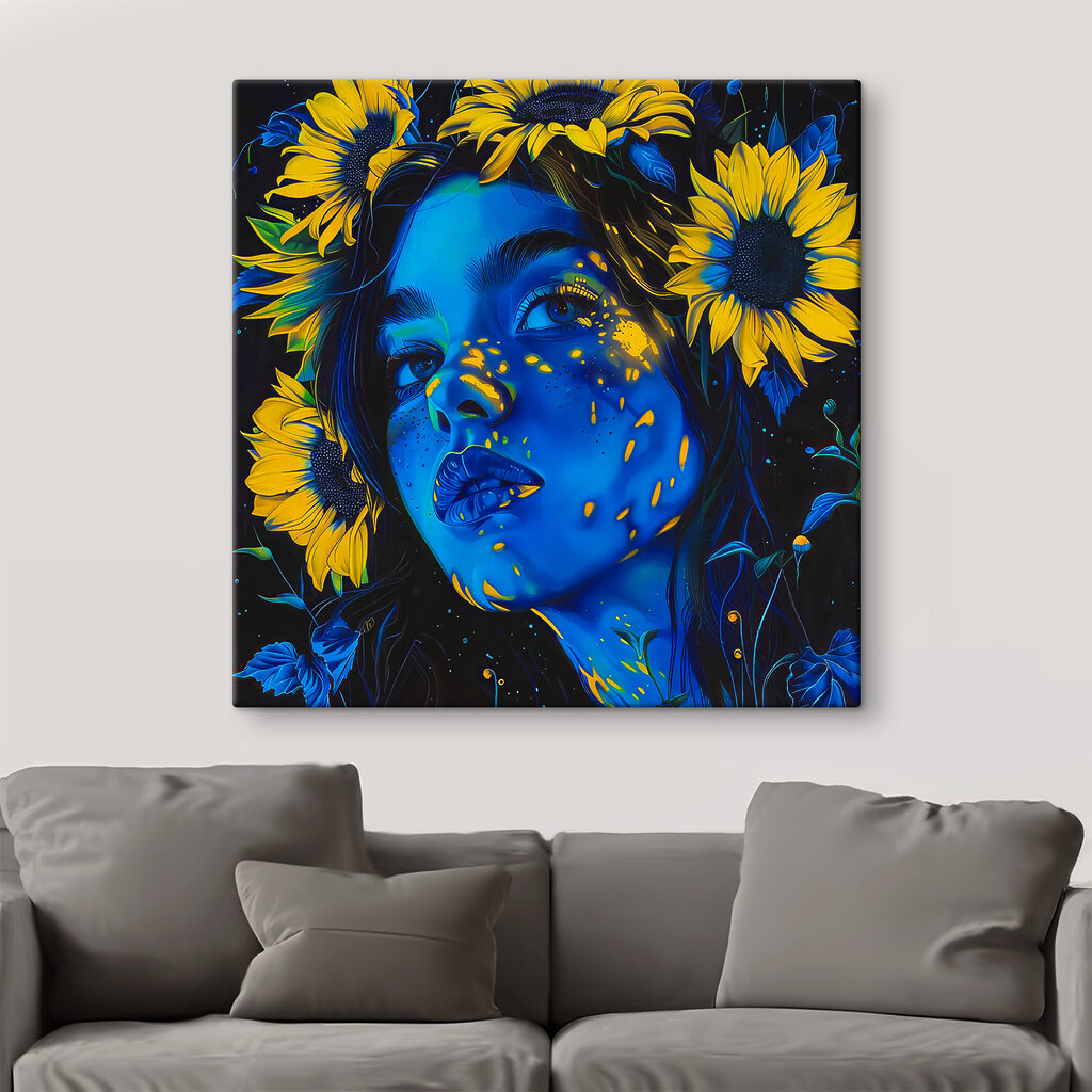 Tournesols dans les cheveux — intérieur 3