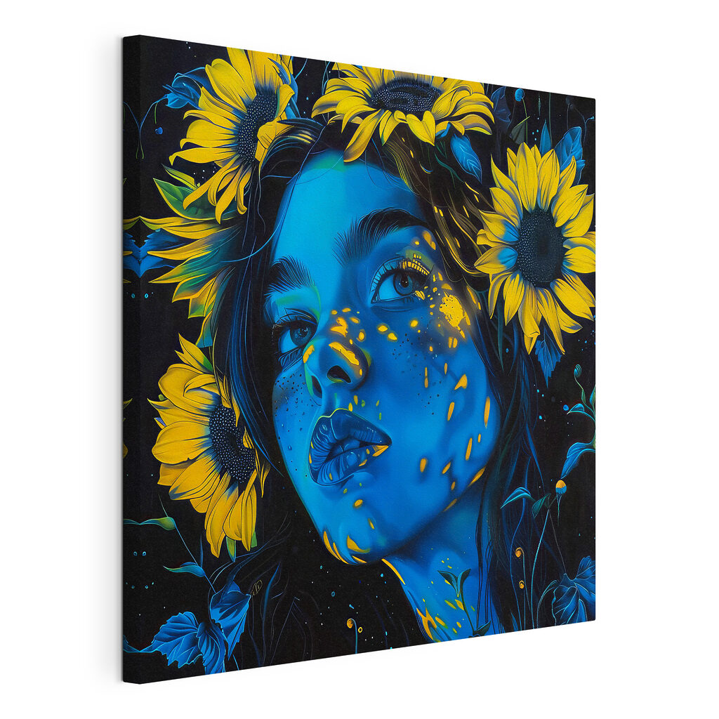 Tournesols dans les cheveux — vue du produit