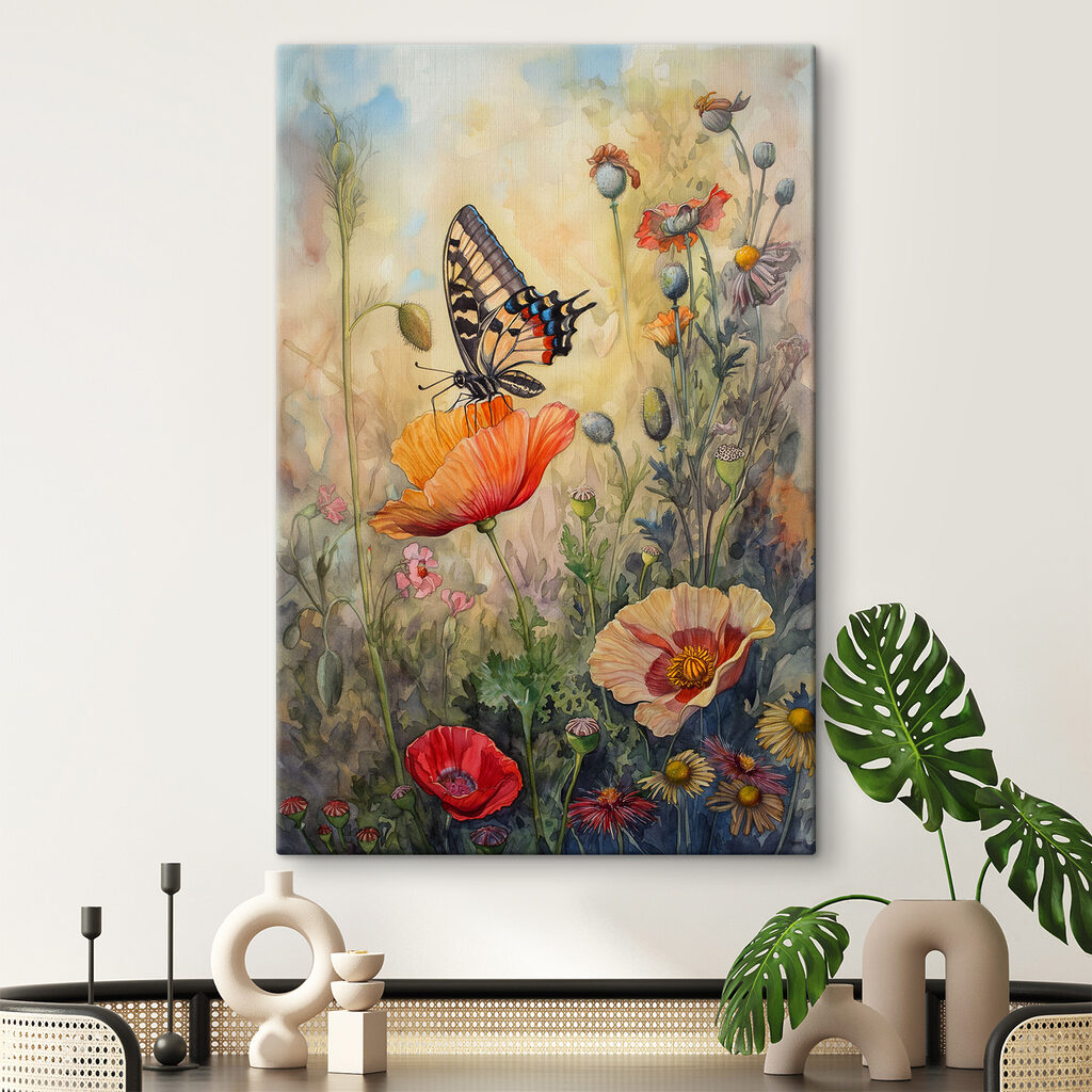Papillon dans les herbes — intérieur 2