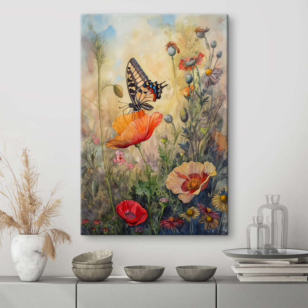 Papillon dans les herbes — intérieur 1