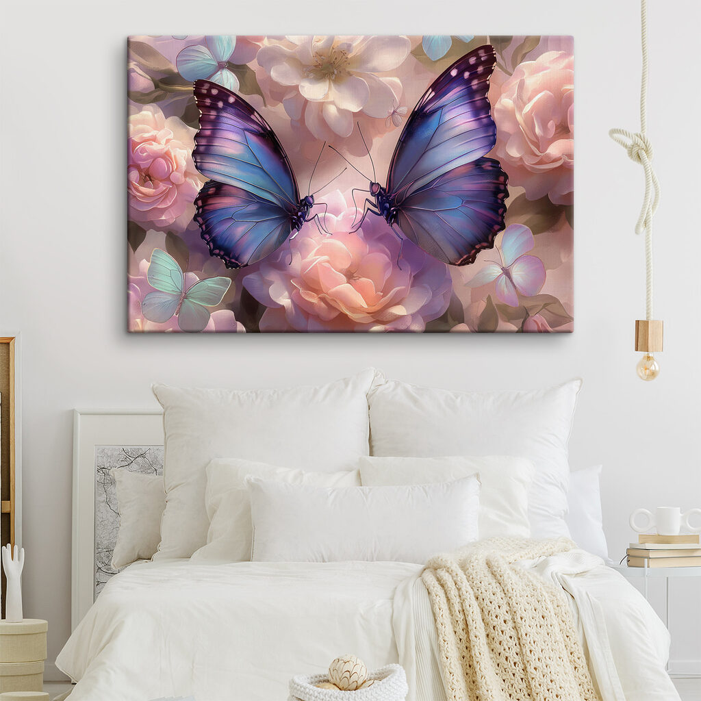 Papillon sur les fleurs — intérieur 1