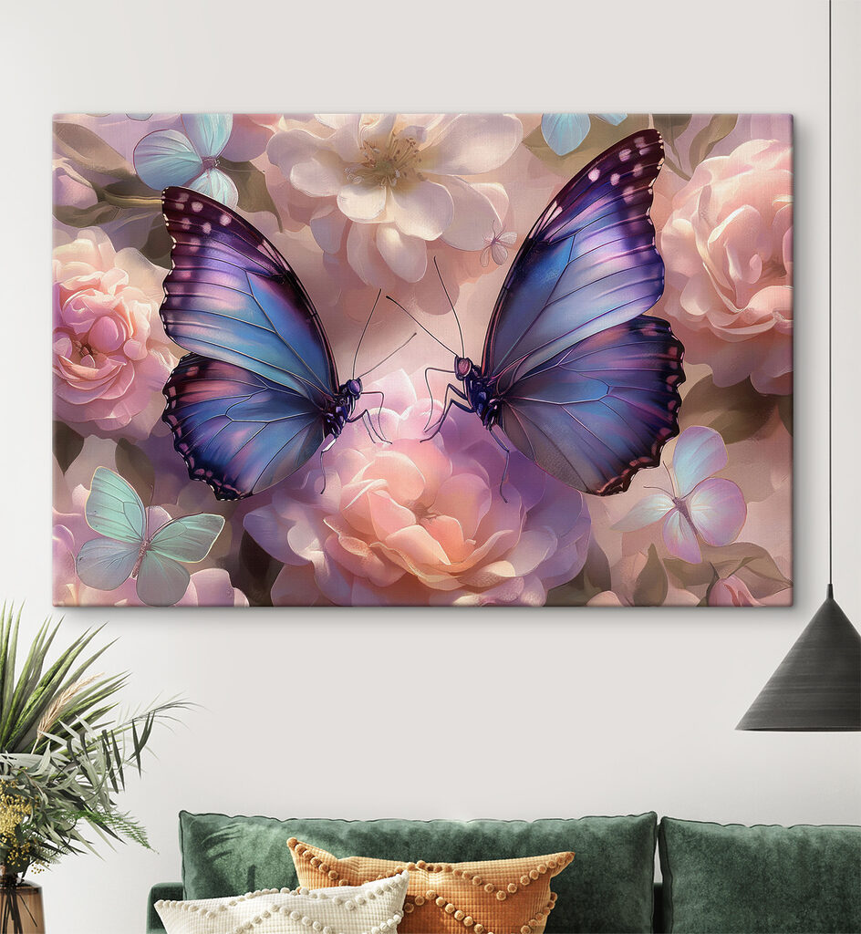 Papillon sur les fleurs — intérieur 2