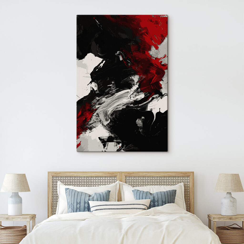 Traits noirs et rouges — intérieur 2