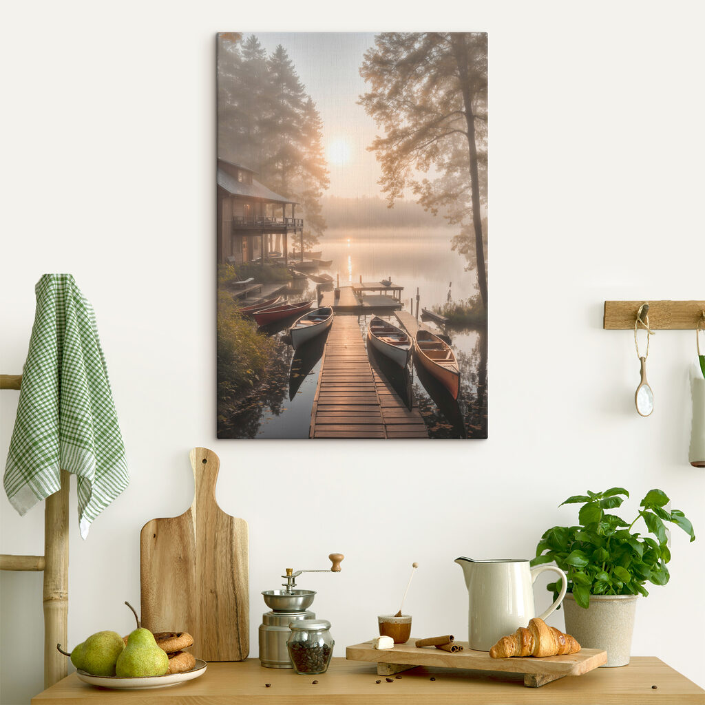 Ponton sur le lac — intérieur 3