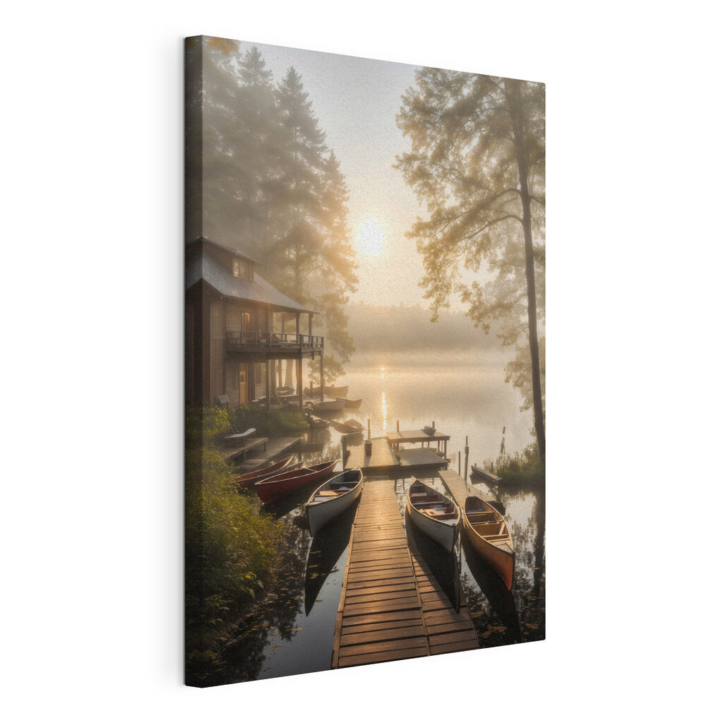 Ponton sur le lac — vue du produit