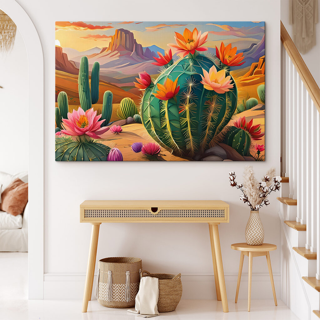 Cactus fleuris du désert — intérieur 1