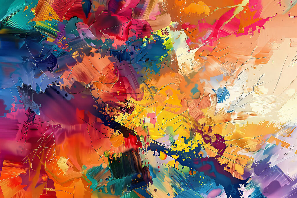 Couleurs en rythme — motif complet