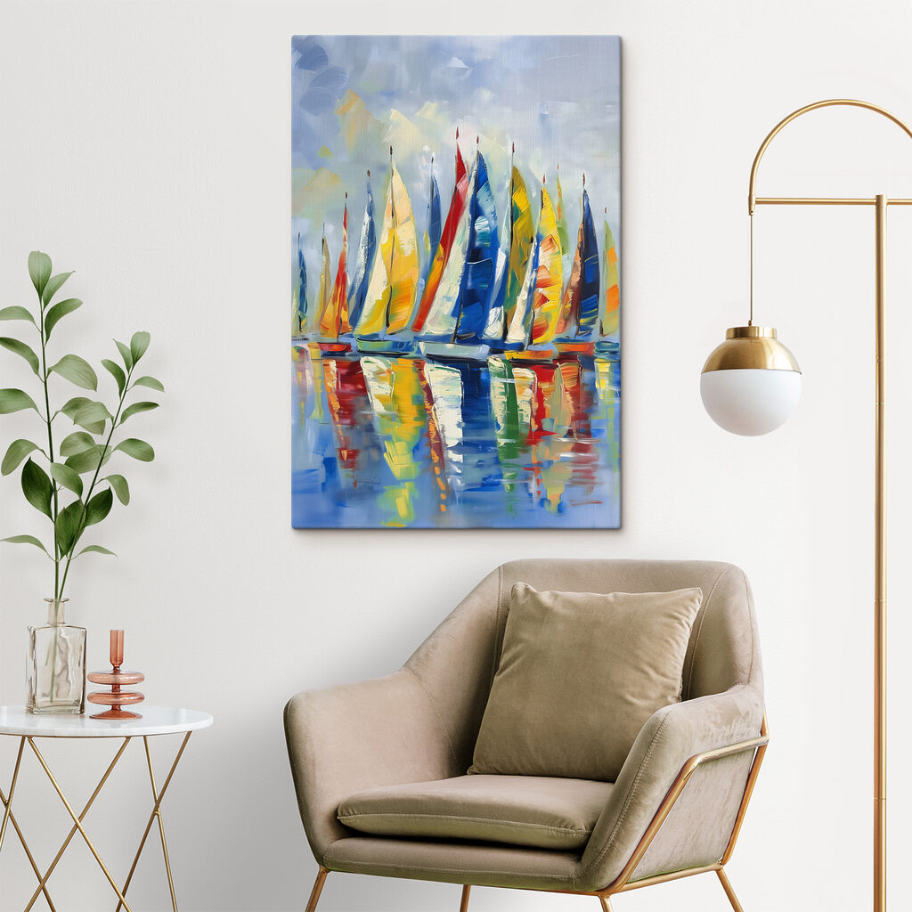 Voiliers et reflets — intérieur 3