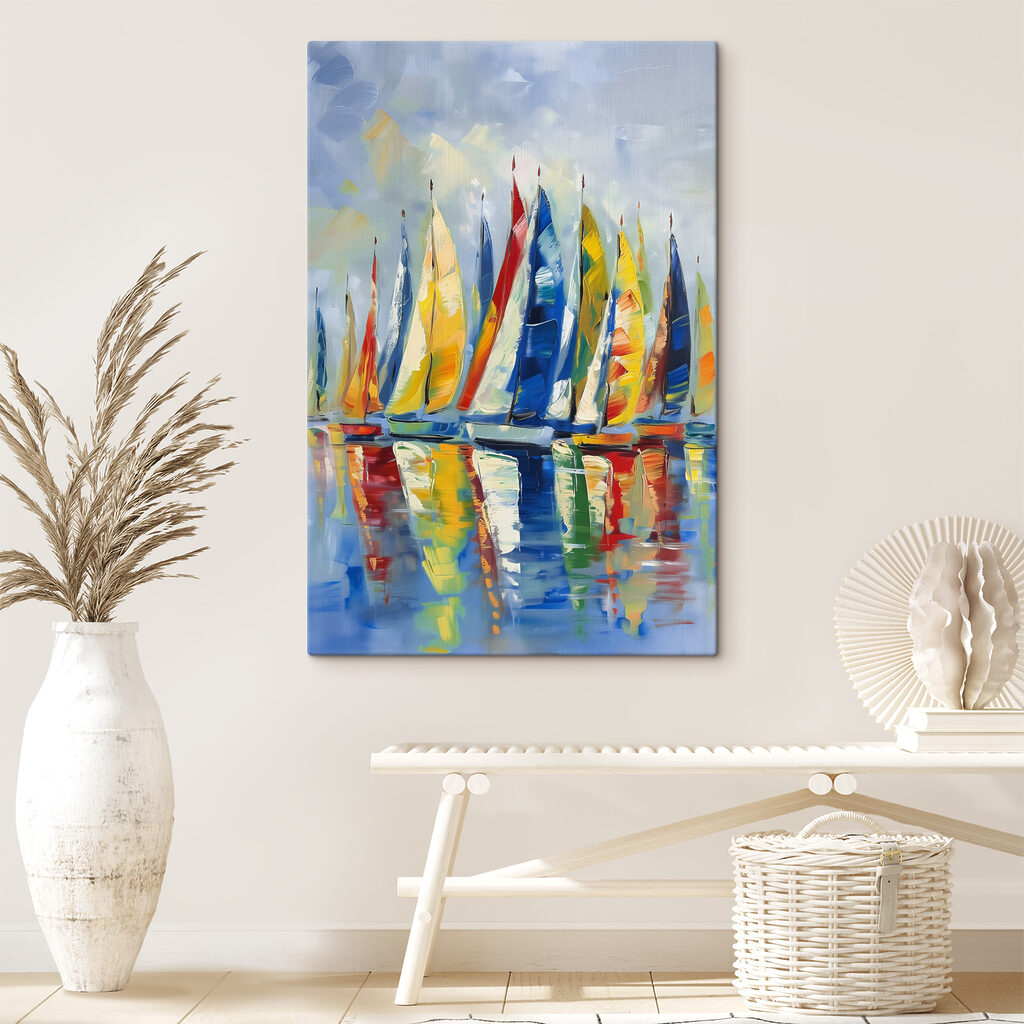 Voiliers et reflets — intérieur 2