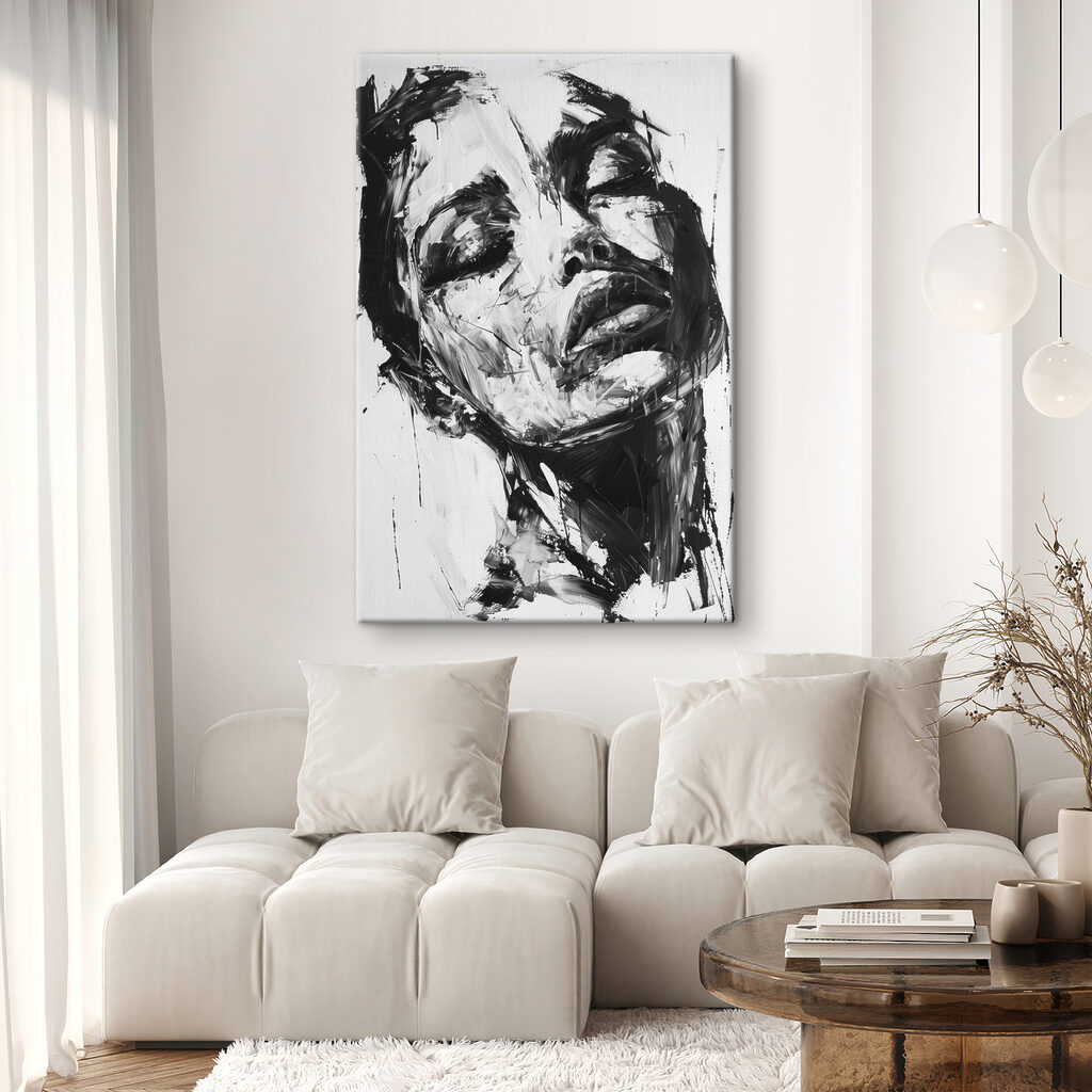 Visage à l’encre — intérieur 2