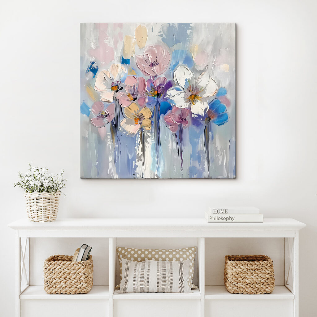 Fleurs en touches claires — intérieur 2