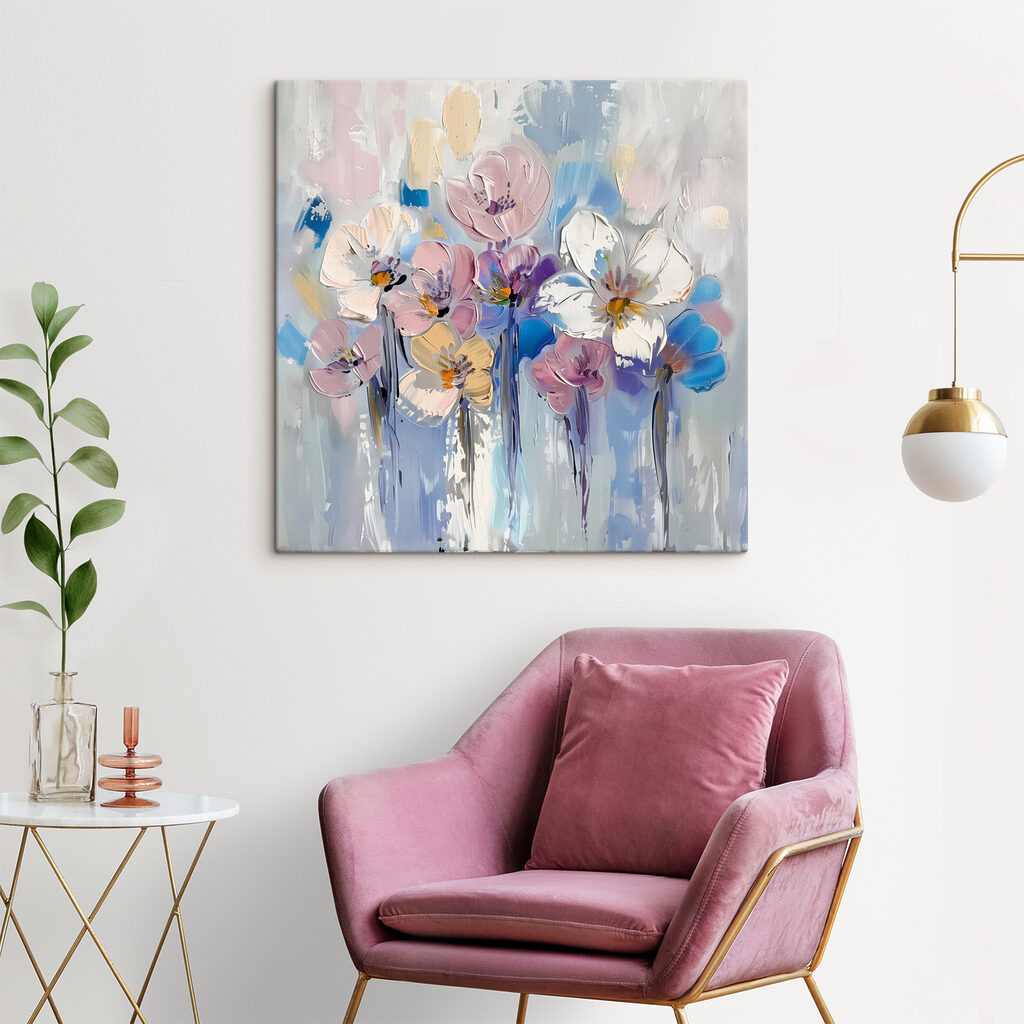 Fleurs en touches claires — intérieur 3