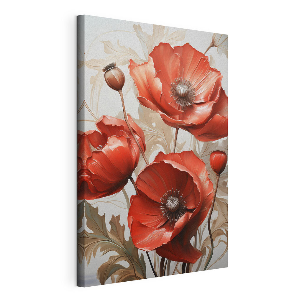 Coquelicots rouges éclatants — vue du produit