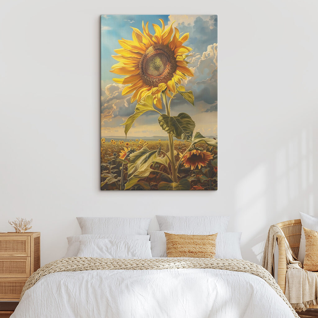 Tournesol dans les champs — intérieur 2