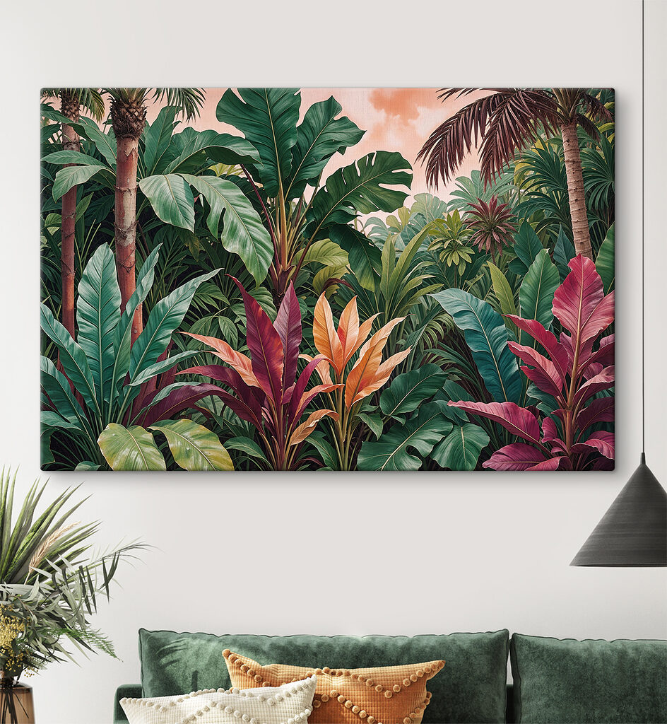 Verdure aux fleurs vives — intérieur 1